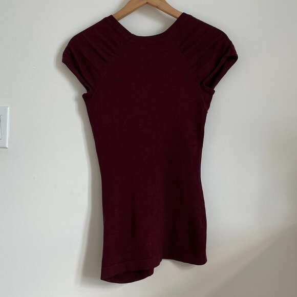 Vintage Suzy Shier Knit Ruch Panel Top - Picture 3 of 8